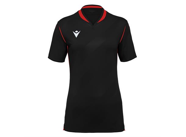 Alya Shirt (Dame) SORT/RØD L Kampdrakt med feminint snitt 