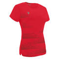 Irma Shirt Dame RED/BLK M Teknisk løpe t-skjorte til dame