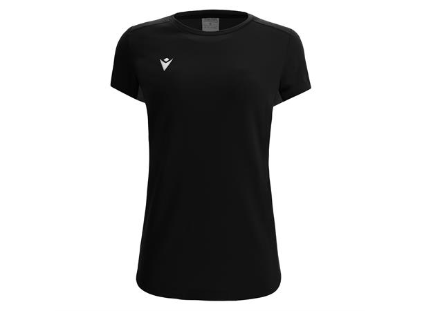 Lute Womens Cotton T-shirt BLK/ANT XL T-skjorte med feminint snitt 