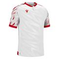 Themis Eco Match Day Shirt WHT/RED XL Teknisk spillerdrakt i ECO-tekstil