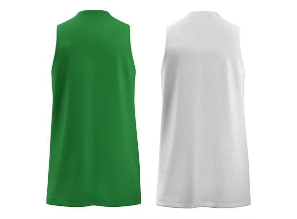 Idaho Reversible Shirt GRN/WHT 3XL Vendbar teknisk basketdrakt - Unisex 