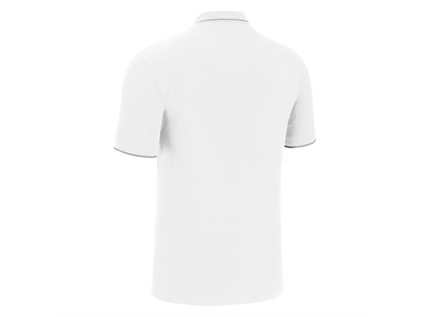 Comedy Eco Polo WHT 3XS Poloskjorte i Ecotekstil- Unisex 