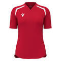 Anduril Womens Shirt RED/WHT L Teknisk spillerdrakt til dame